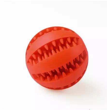 Tandrensende hunde bold i rød