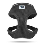 Curli Basic Air-Mesh Step-in hundesele i sort underside