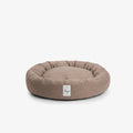 Denjo dogs donut icon taupe bed