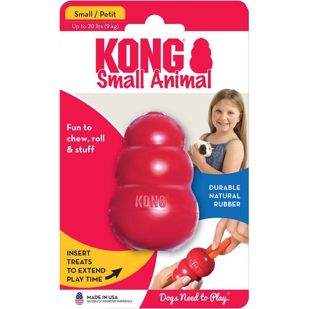 KONG Small Animal i Rød