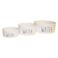 Keramik Vandskål Water hvid farve 3 størrelser