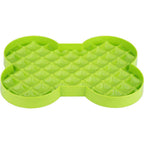 Slow Feeder Plate Grøn fra slodog fra siden