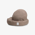 Denjo dogs donut icon taupe bed hundeseng med pude
