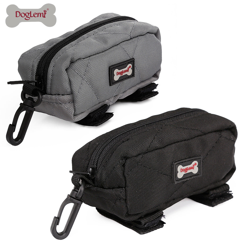 hundeposeholder i sort og grå