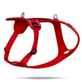 Curli Belka Comfort harness hundesele i rød set midt for