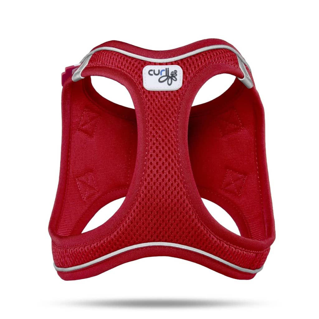 Curli Magnetic Vest Hanress Air-Mesh Step-In Hundesele i rød nedefra